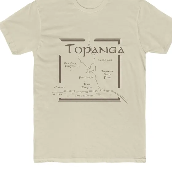 Apparel — Middle Earth-style LA map