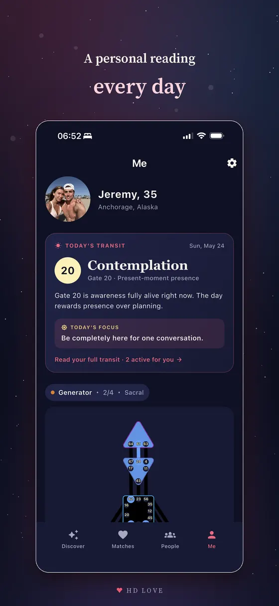 HD Love — daily reading