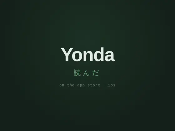 Yonda Japanese-learning app